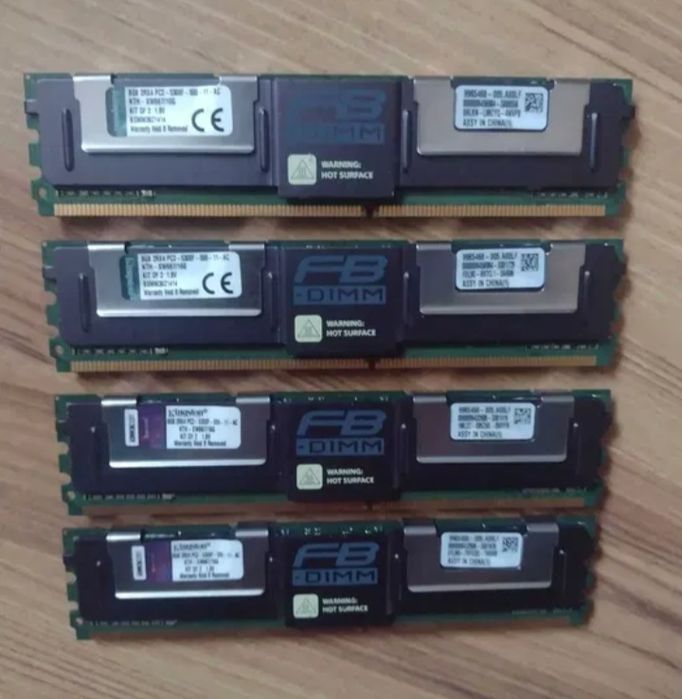 Kingston FULLY BUFFERED 32GB DDR2 8GB x4 PC2 5300 KTH-XW667/16G