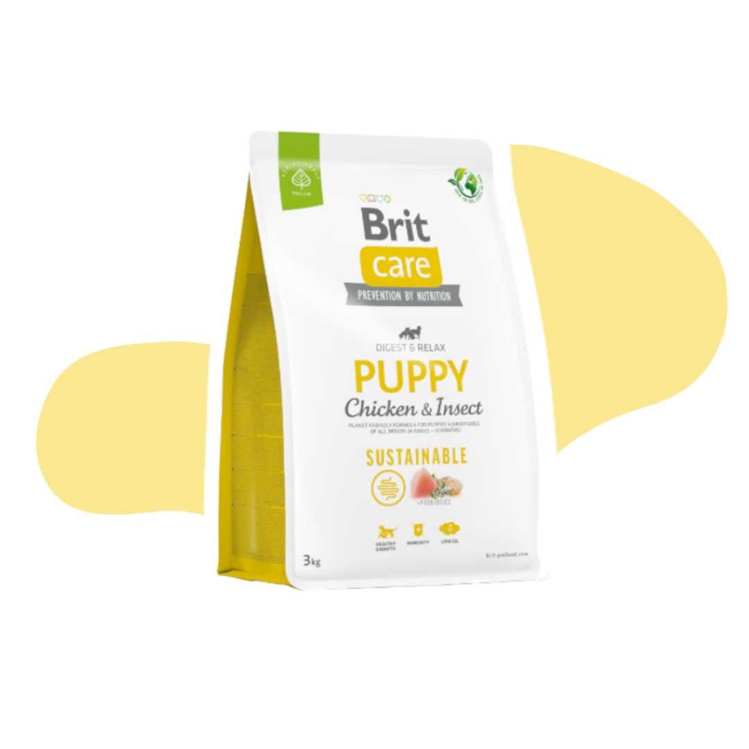 Brit Care Sustainable Puppy Chicken&Insect 3kg dla szczeniąt