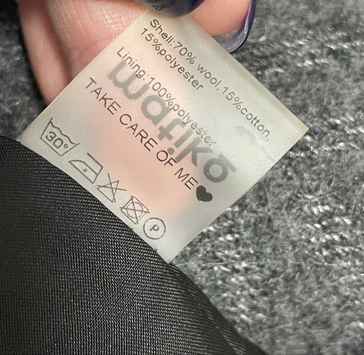 Утеплена куртка косуха з вовни Matiko