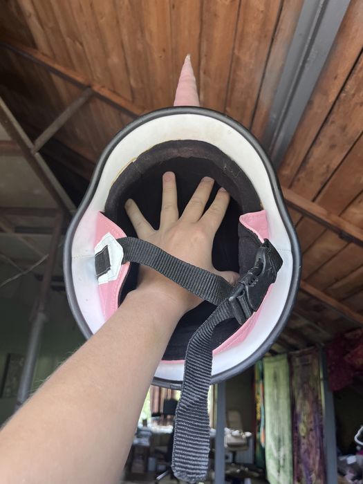 Шолом шлем каска панк ирокез байк мото велосипед