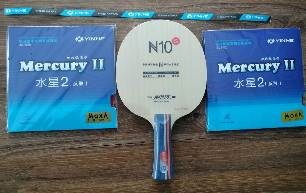 Zestaw do tenisa stołowego Yinhe N10S z Mercury soft 2 tenis stołowy