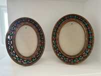 Molduras ovais boho chic