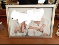 Moldura tamanho A4 do ikea