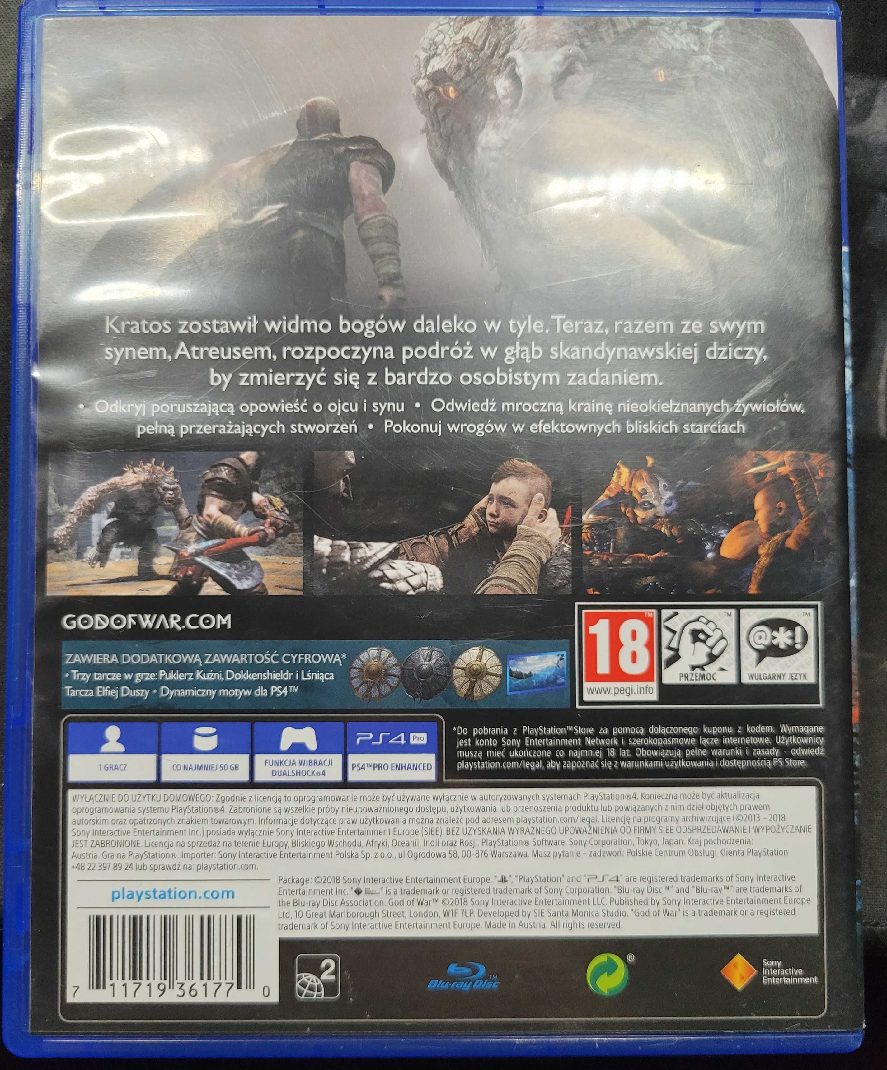 Gra God Of War PS4