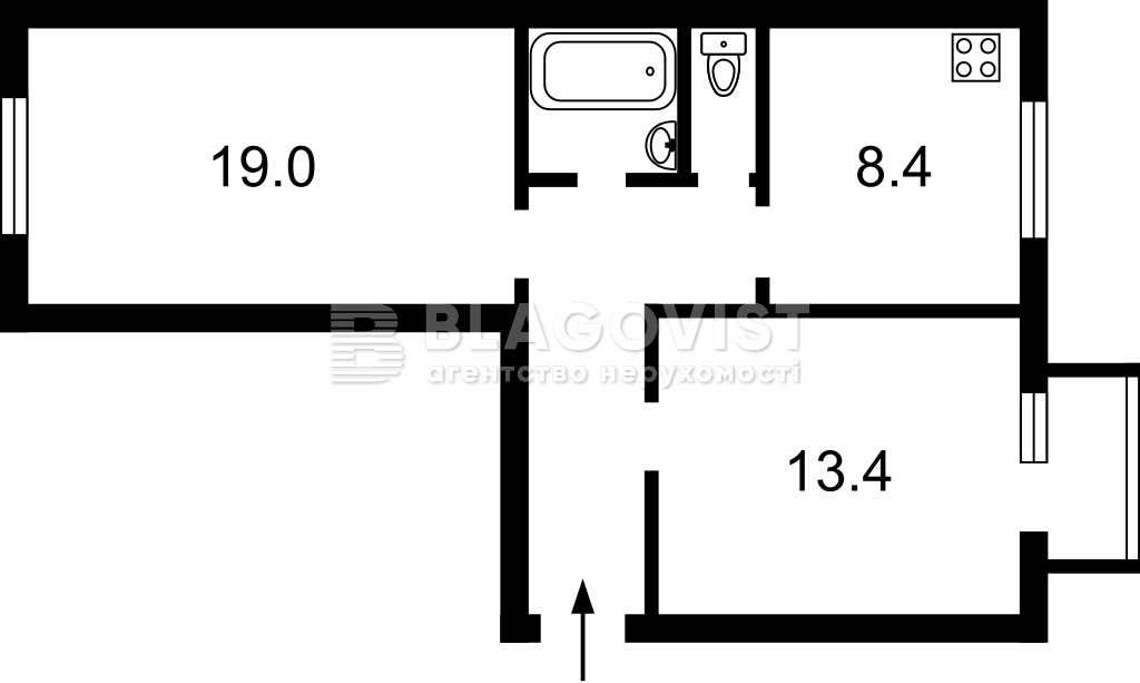 ПРОДАЖ! Квартира поруч з метро, Либідська, Дружби Народів (56 кв.м.)