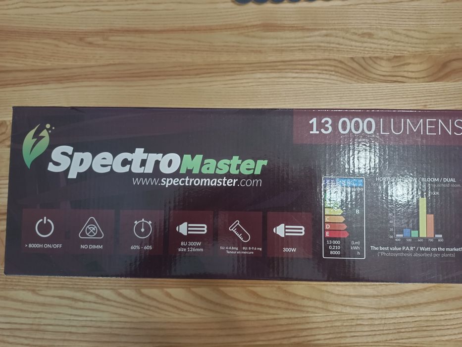 Lampy żarówki ogrodnicze do roślin  SpectroMaster CFL Grow Bloom