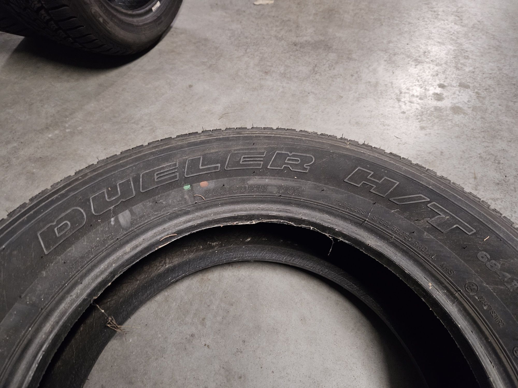 Opony letnie Bridgestone 265/60/18