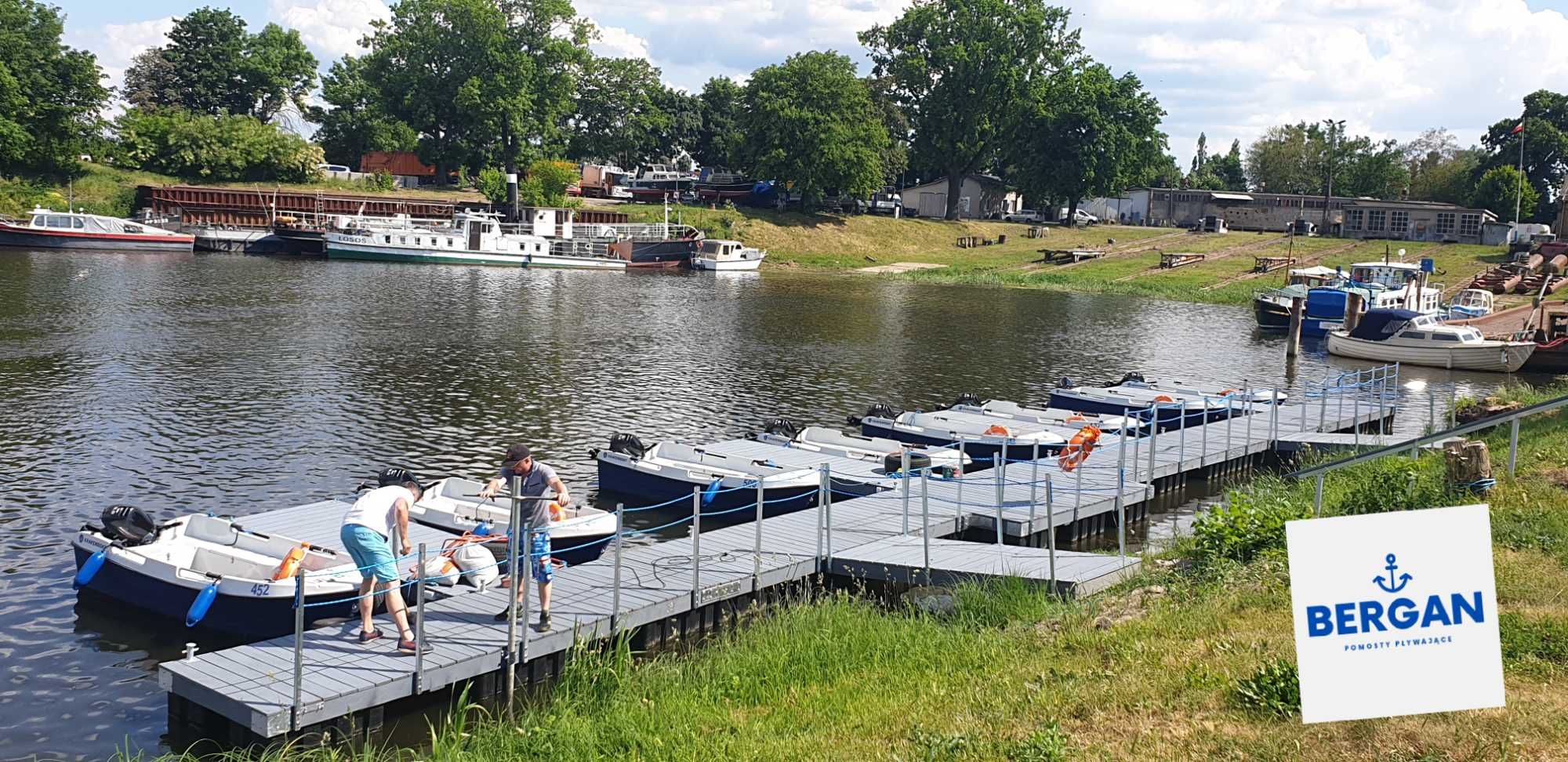 Pomost pływajacy pomosty pływajace na pływakach