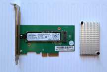 Adapter SSD m.2 NVMe w slot PCI-E z radiatorem
