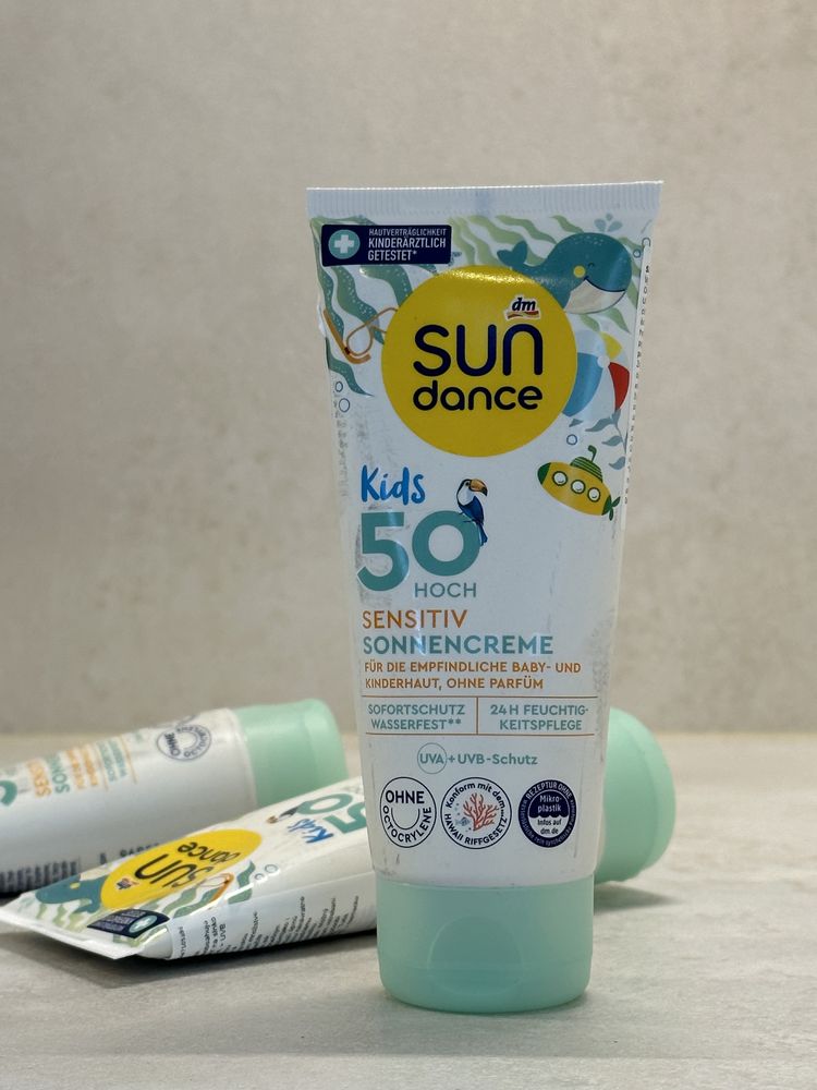 Sun dance Sonnencreme Kids sens 50 hoch сонцезахисний крем дитячий 100