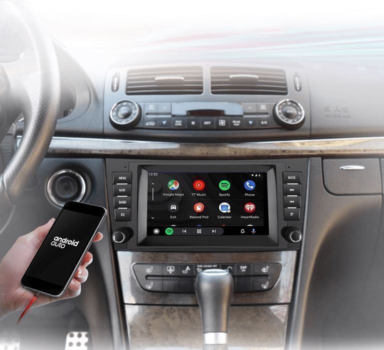 Radio nawigacja Mercedes E W211 W219 E200 E220 E300 Android 6GB 128GB