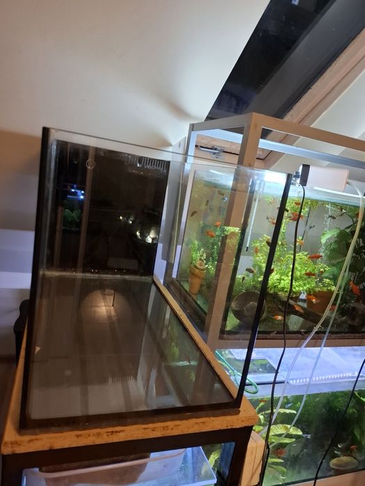 Akwarium 112 L z kominem