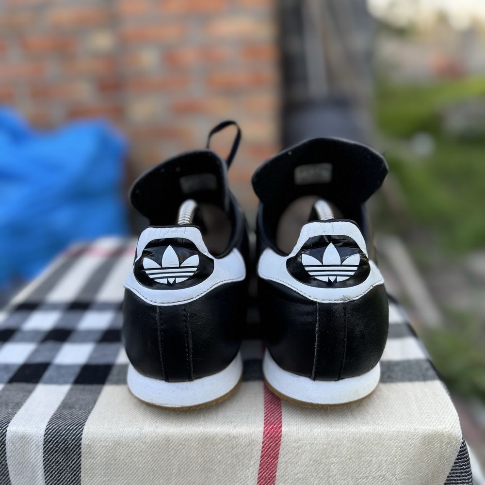 Кроссовки Adidas Samba Super Black, Кожа, 45,5-46 размер, Оригинал