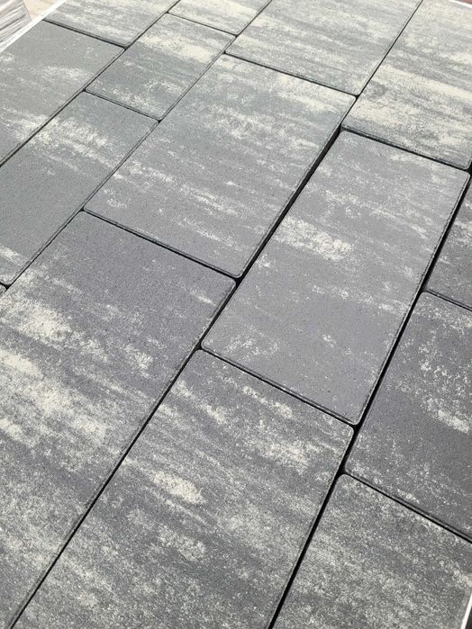Kostka brukowa Platino 6cm kolor Stalowo biały