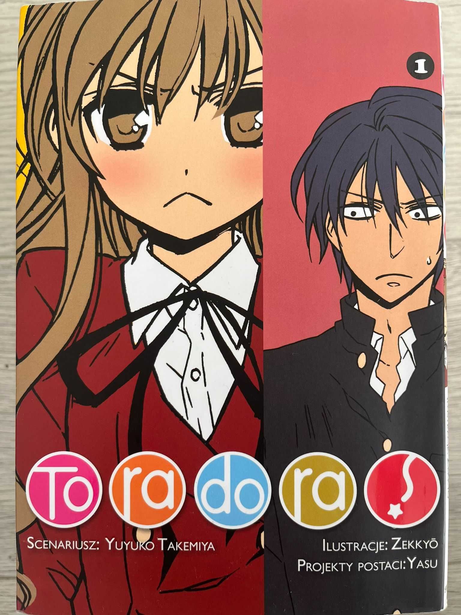 Manga Toradora tomy od 1 do 9