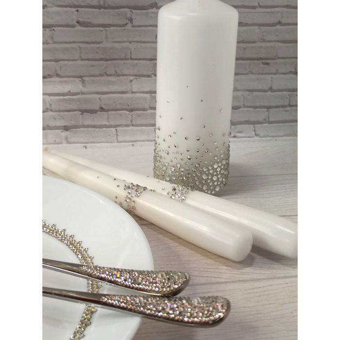 Необходимый свадебный набор свечей Семейный очаг весільні свічки Пиши