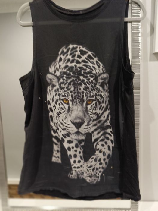 Letni t-shirt bez rękawów