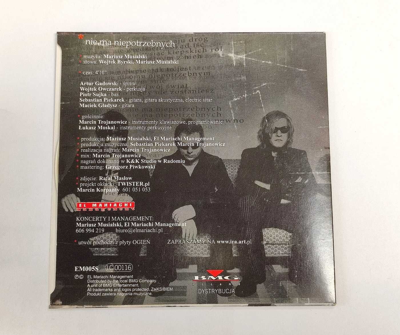 Ira nie ma Niepotrzebnych singiel CD nowy