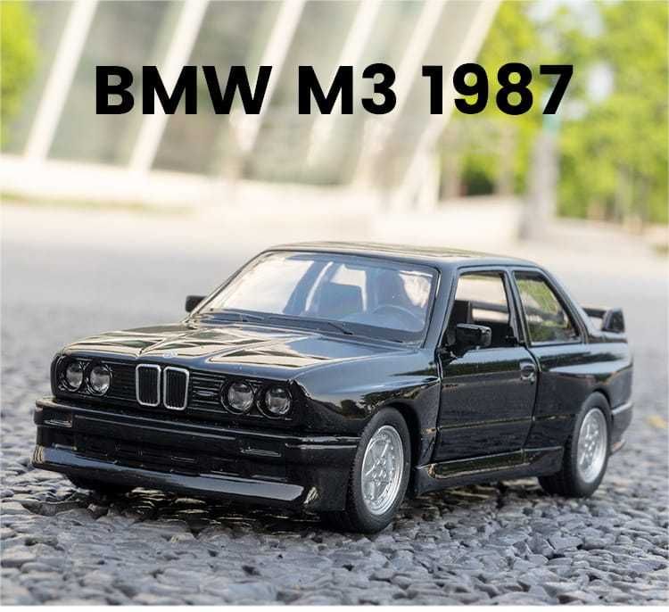 NOWY model 1:36 BMW M3 1987 kolor czarny