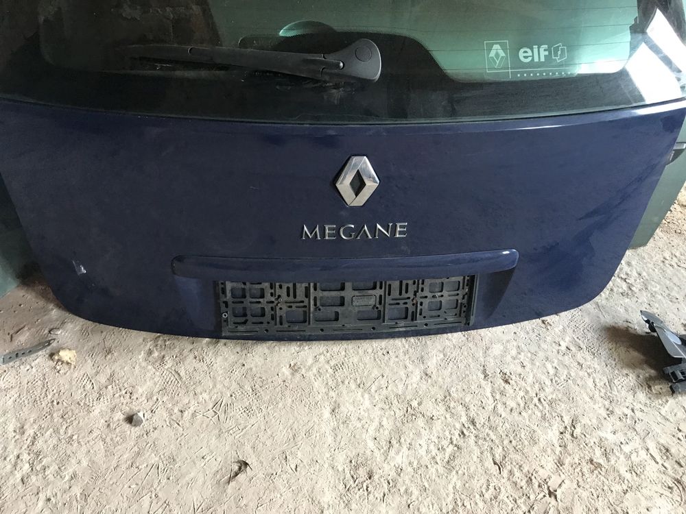 Renault megane 2 ляда кришка багажника скло спойлер
