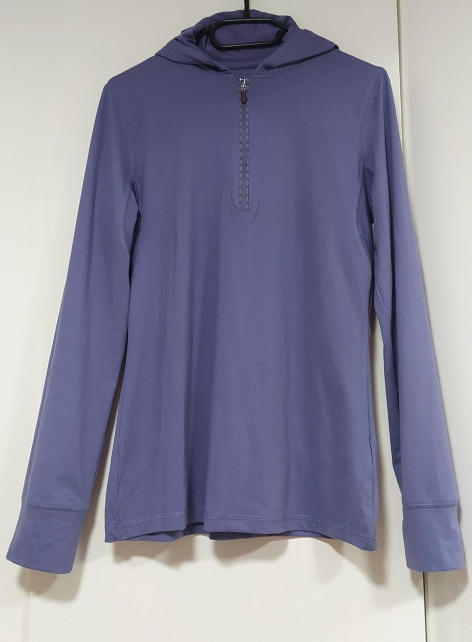 Fioletowa bluza sportowa Tchibo z kapturem rozmiar S/M