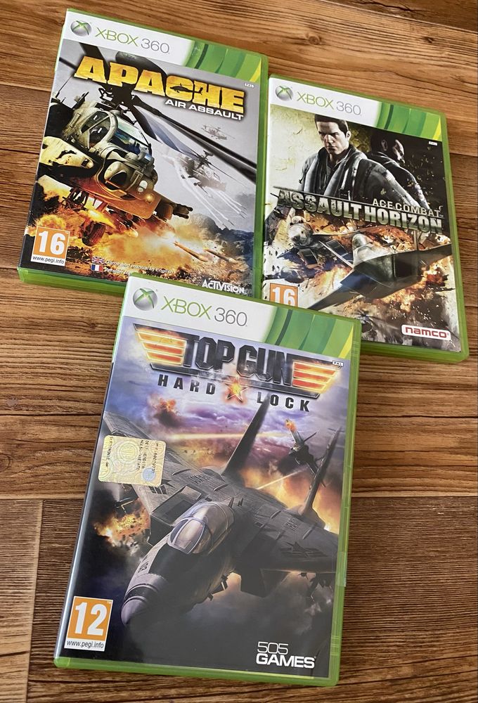 Xbox 360: GTA San Andreas, Bully, Driver, FORZA, Fable, Top Gun, NFS
