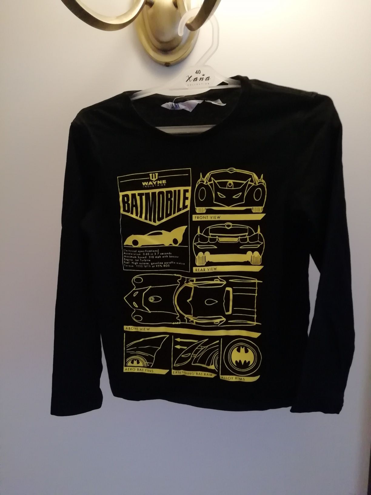 Bluzka batman H&M r. 128 bdb