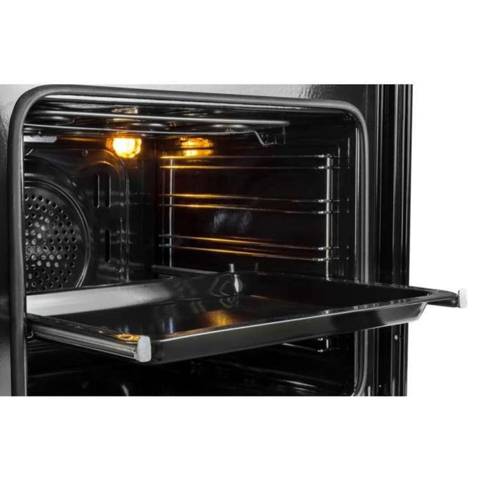 Біла вбудована духова шафа Elegant 601W встраиваемая духовка стекло