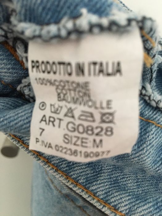 Calças ganga pantalonas