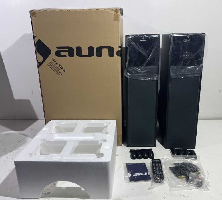 Активные компактные колонки с сабвуферами 20 см AUNA Line 100.USB BT.