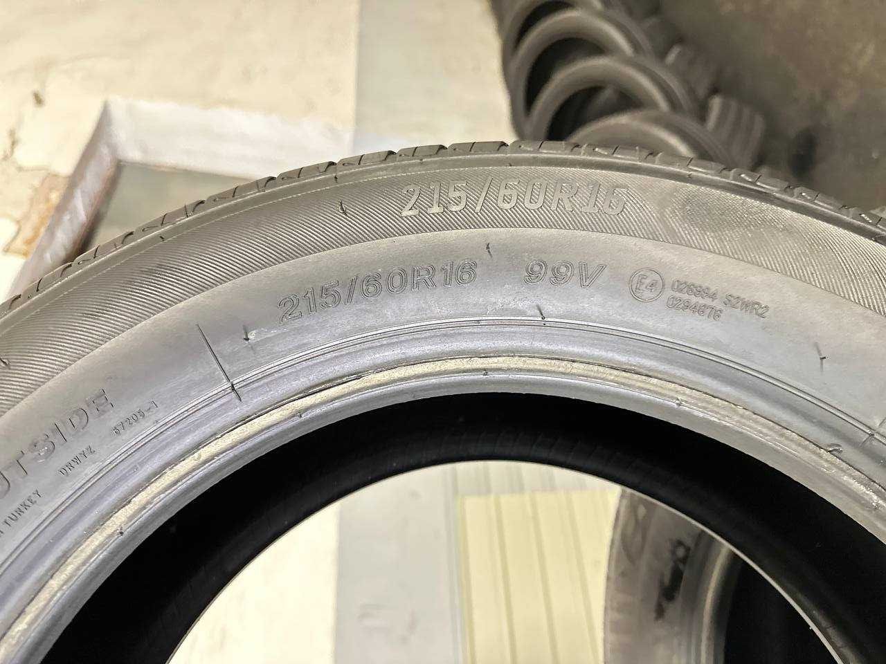 Літні шини 215/60 R16 Lassa Driveways 2шт 2022рік