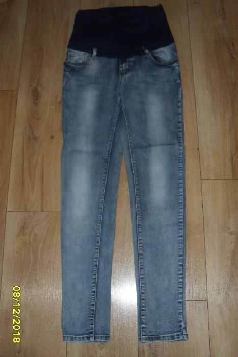 Jeansy ciążowe rozm. 38 M stan bardzo dobry spodnie
