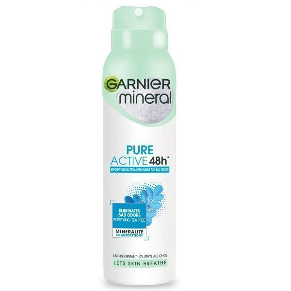 Garnier Mineral Pure Active Antyperspirant Spray 150Ml (P1)