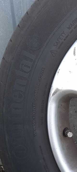 felgi aluminiowe plus opony continental 195/65 r15