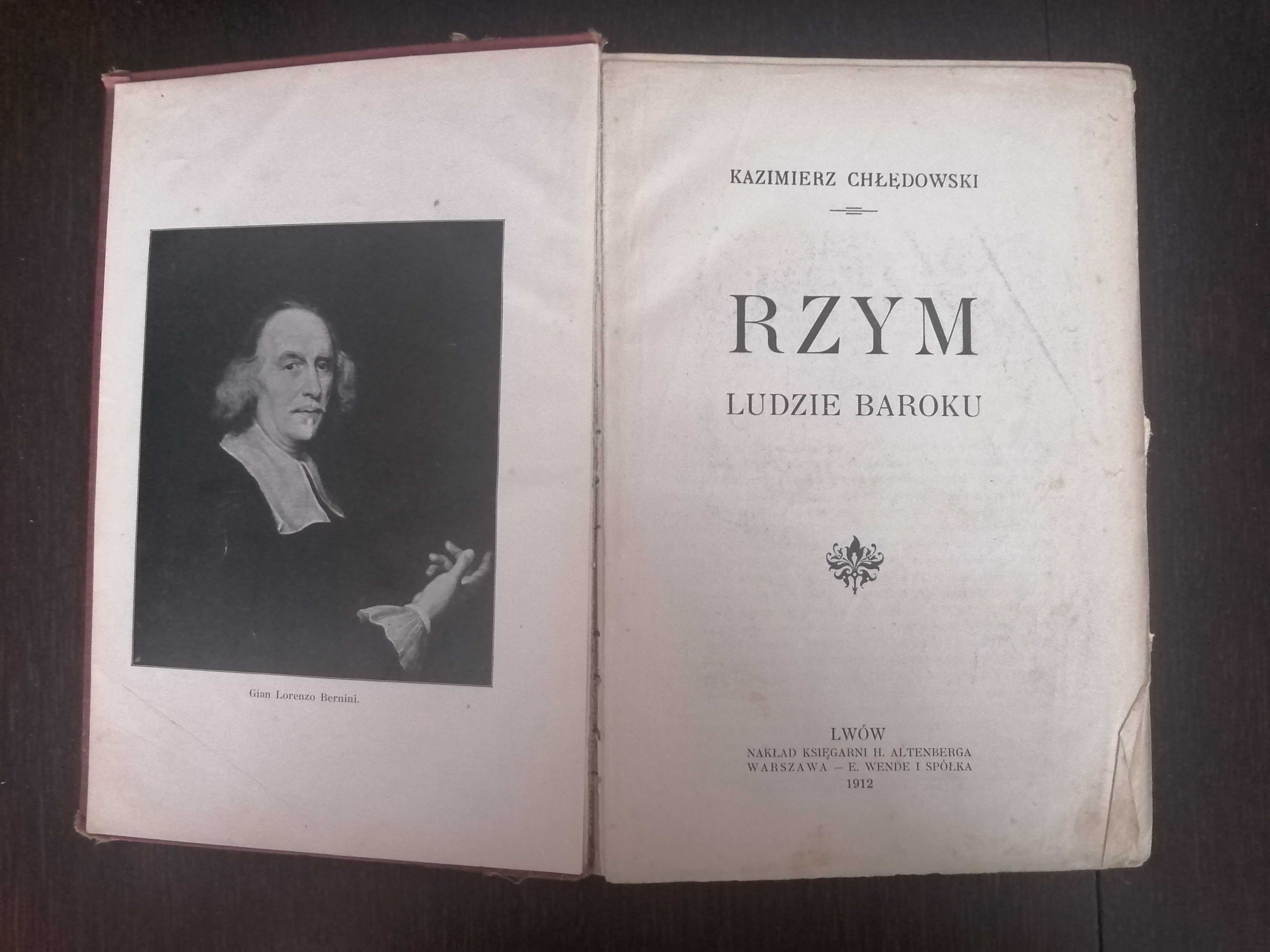 K. Chłędowski, Rzym, Ludzie baroku, 1912