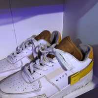 Nike air force 1 type white gold