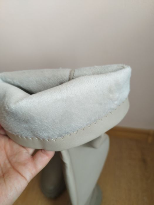 Шкіряні чоботи ботфорти осінь зима