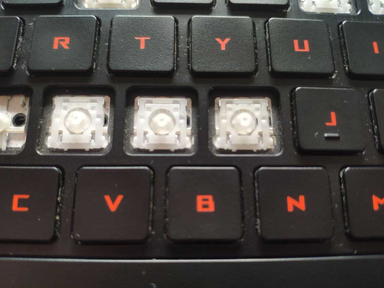 Клавіатура для Asus ROG Strix GL502, палмрест, топкейс з клавішами