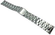 Bransoleta bransoletka do zegarka elegancka 22 mm stal nierdzewna