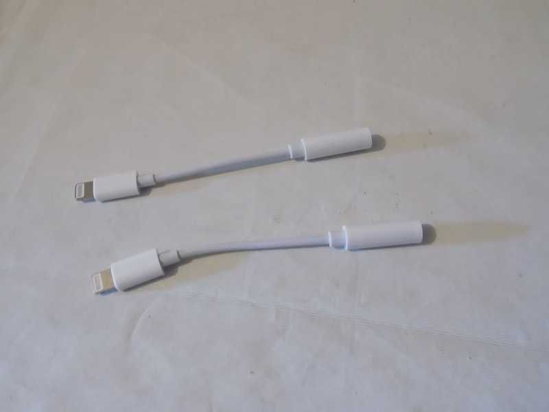 Adapter słuchawkowy do iPhone'a, Mini Jack 3,5mm AUX 2szt.