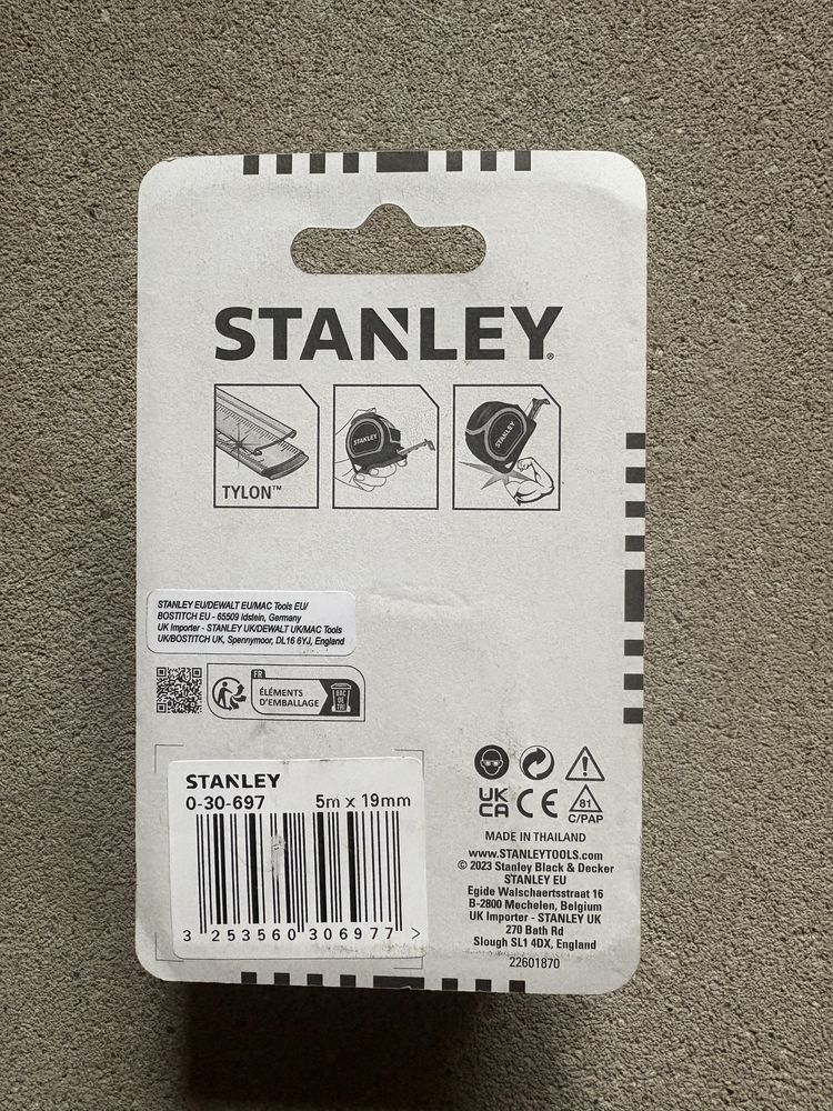 Taśma budowlana Stanley 5m