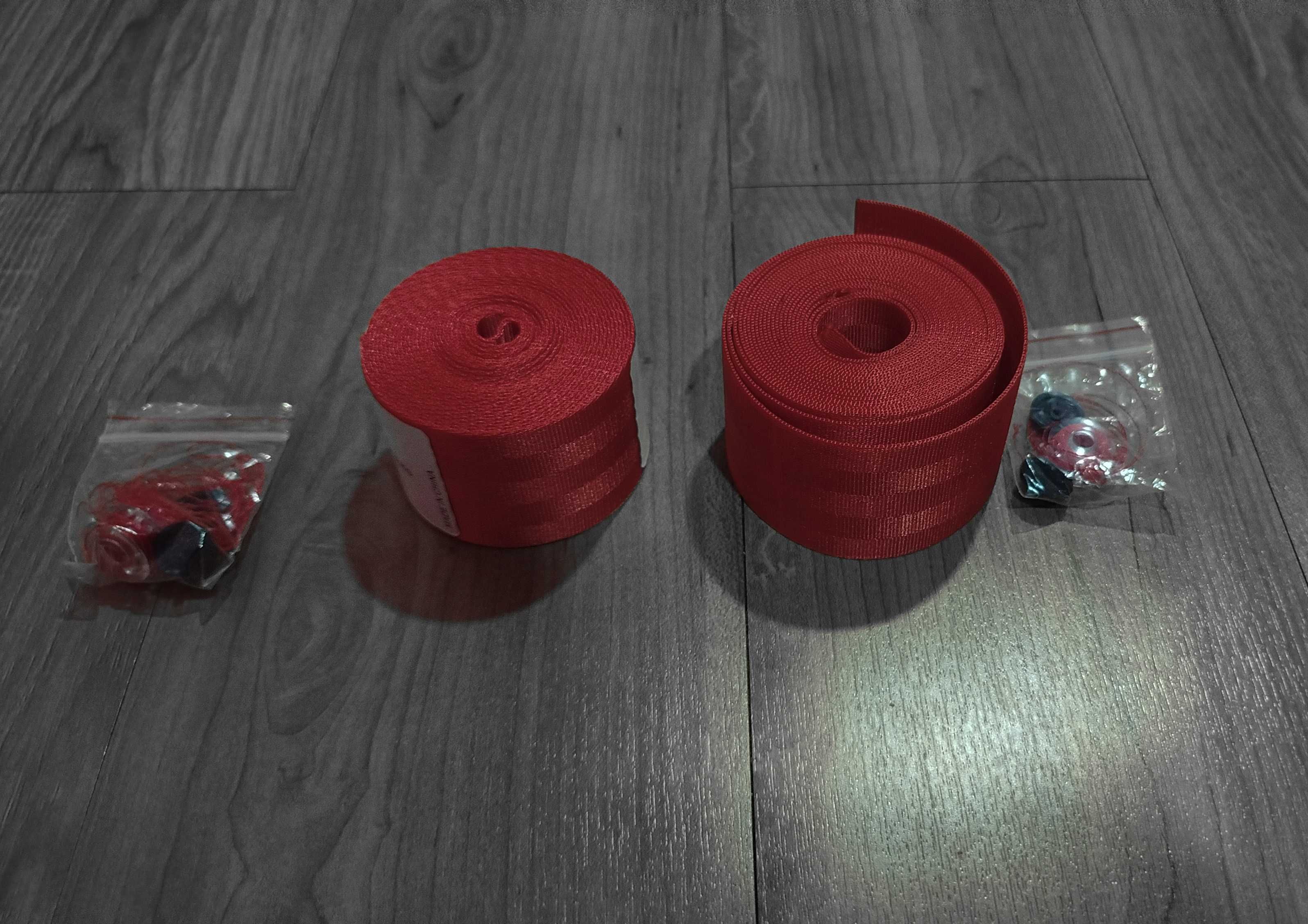 Conjunto Cintos Auto em Vermelho