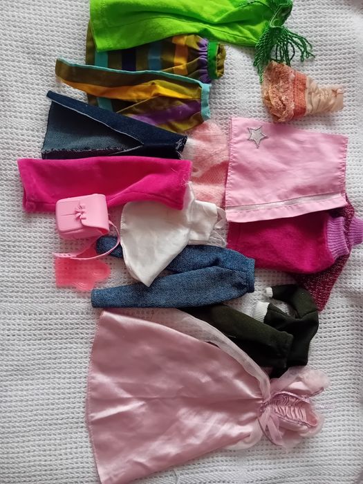 Zestaw ubranek dla lalek barbie akcesoria