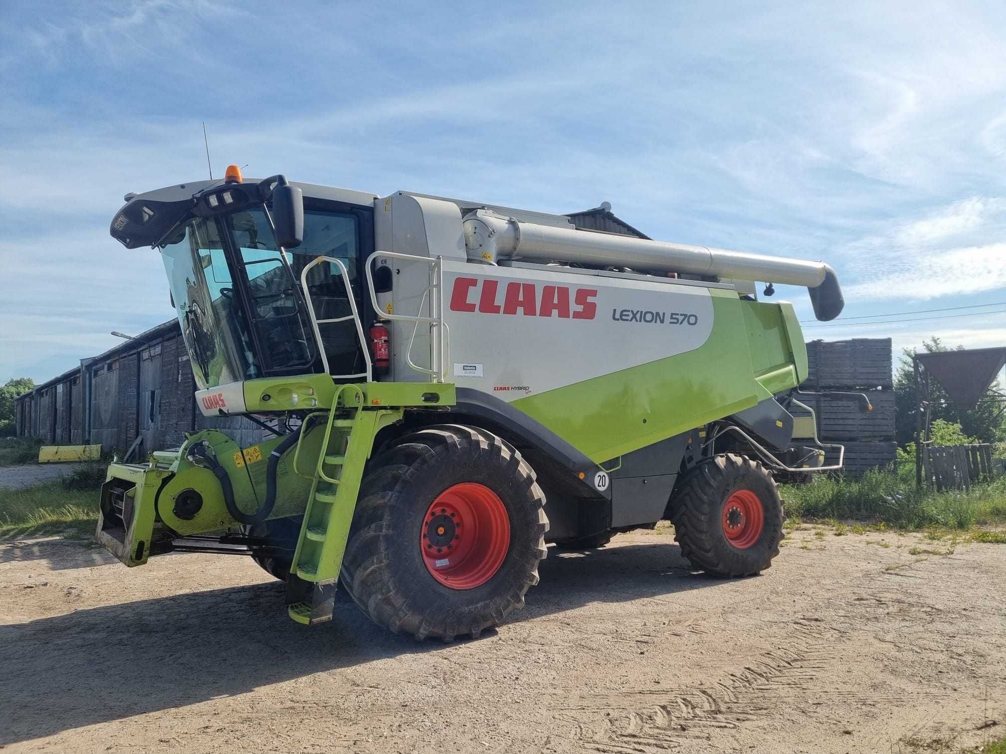 Claas Lexion 570 z Niemiec 1.600 mth AutoPilot BRUTTO