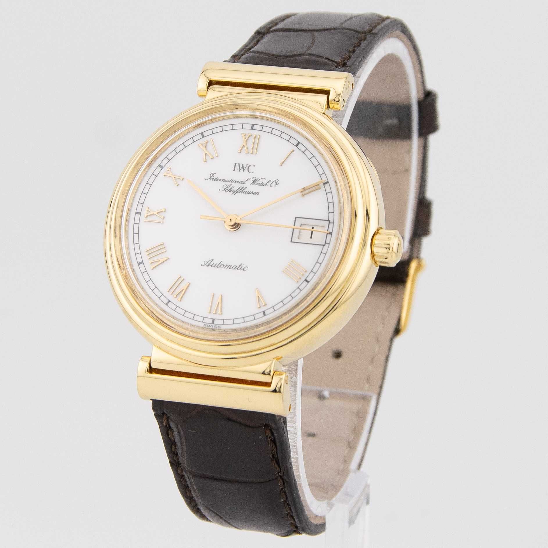 IWC Da Vinci 18k Żółte Złoto Automat 35mm FULL SET Ref. IW1850