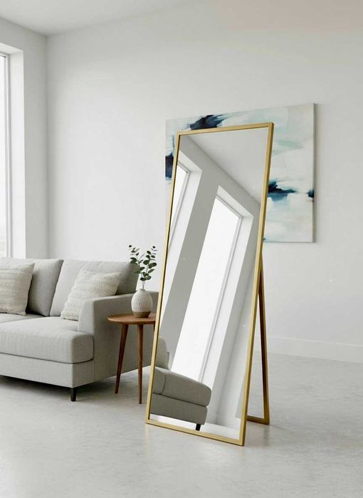 Дзеркало підлогове в рамі / Дзеркало на ніжці / Купити дзеркало