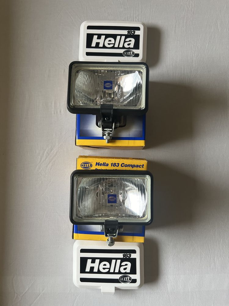 Nowe halogeny Hella 183 rarytas retro