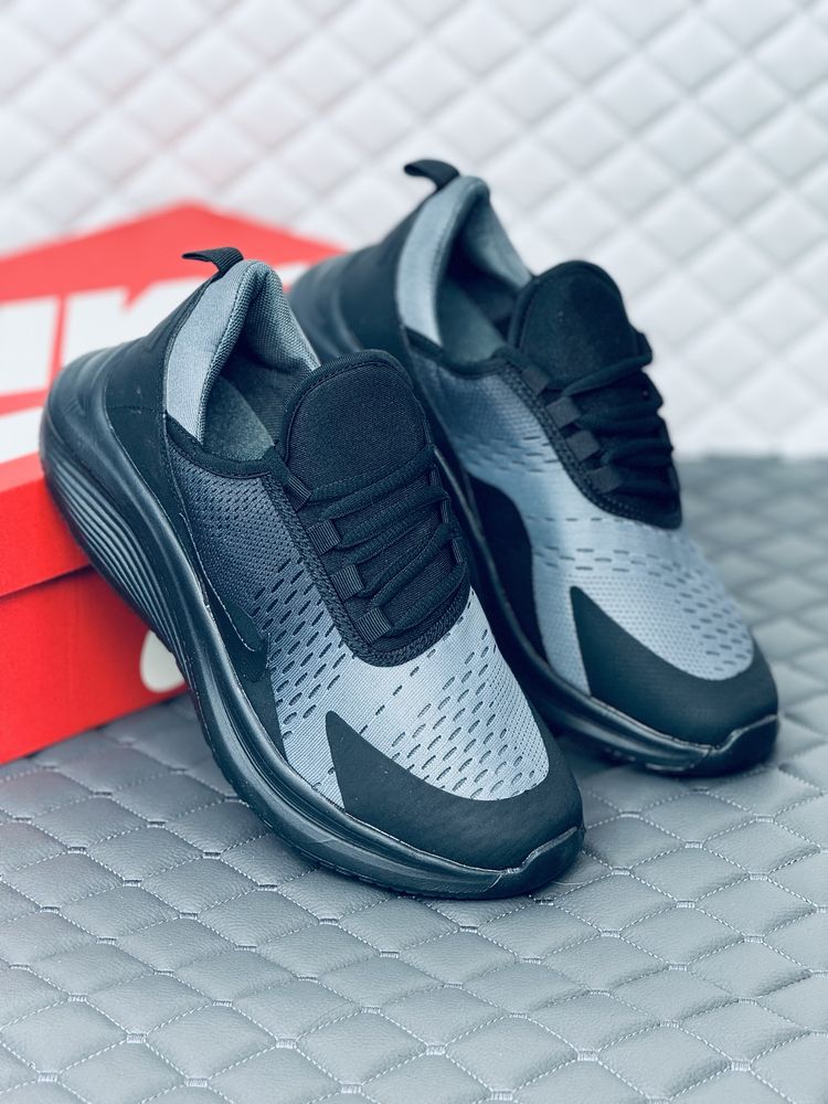 Кроссовки мужские Nike Air Max 270 black-grey кросовки Найк 270 весна