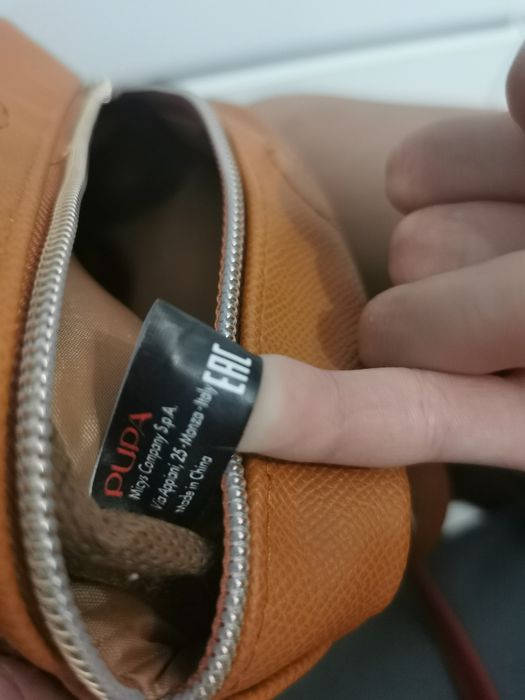 PUPA Milano/torebka listonoszka na telefon/drobiazgi/skóra ekologiczna