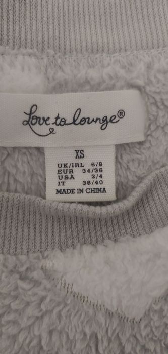 Piżama w serca komplet, love to lounge, r. XS